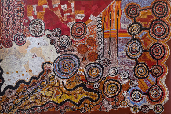 Kaltjiti Men's Collaborative Painting